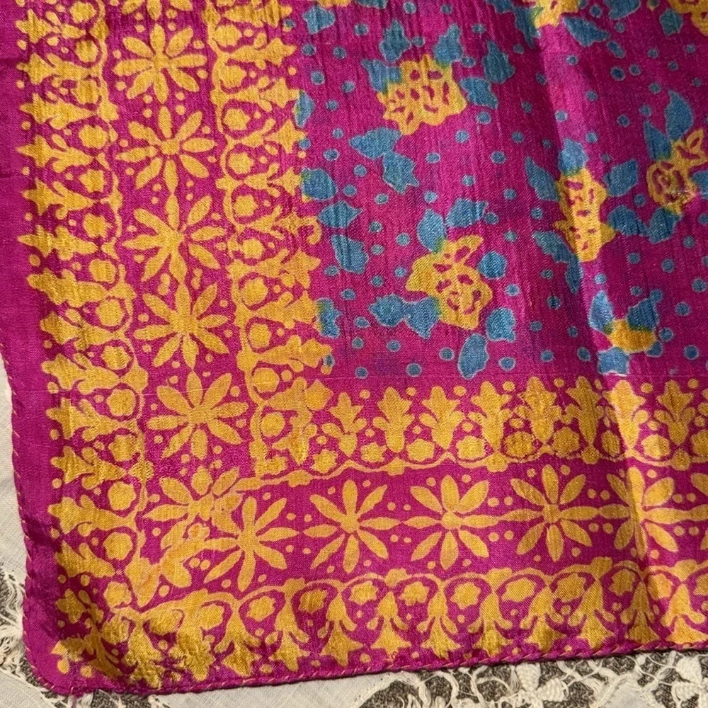 Delicate silk scarf